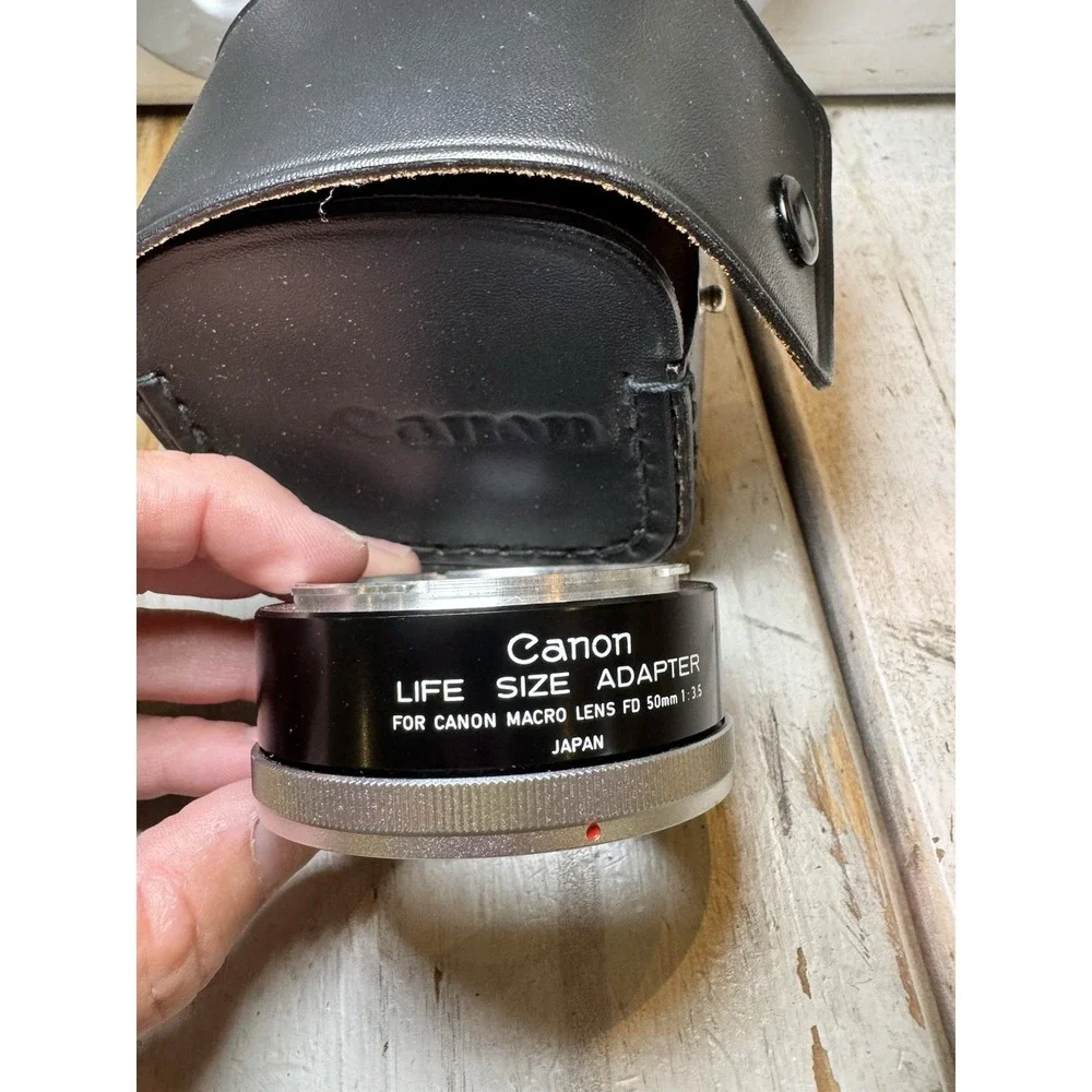 VINTAGE ZERO HALLIBURTON ALUMINUM CASE & CANON CAMERA EQUIPMENT INCLUDED